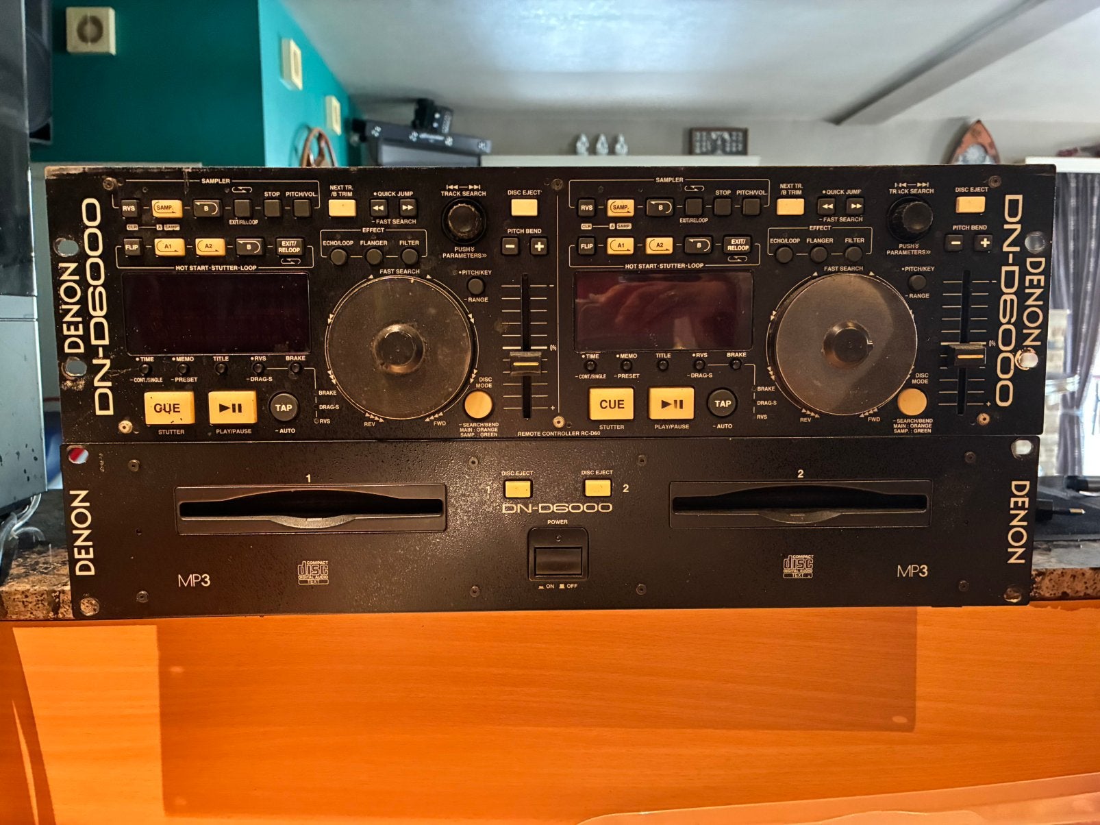 Dubbele cd speler, Ophalen, Gebruikt, Dj-set, Denon