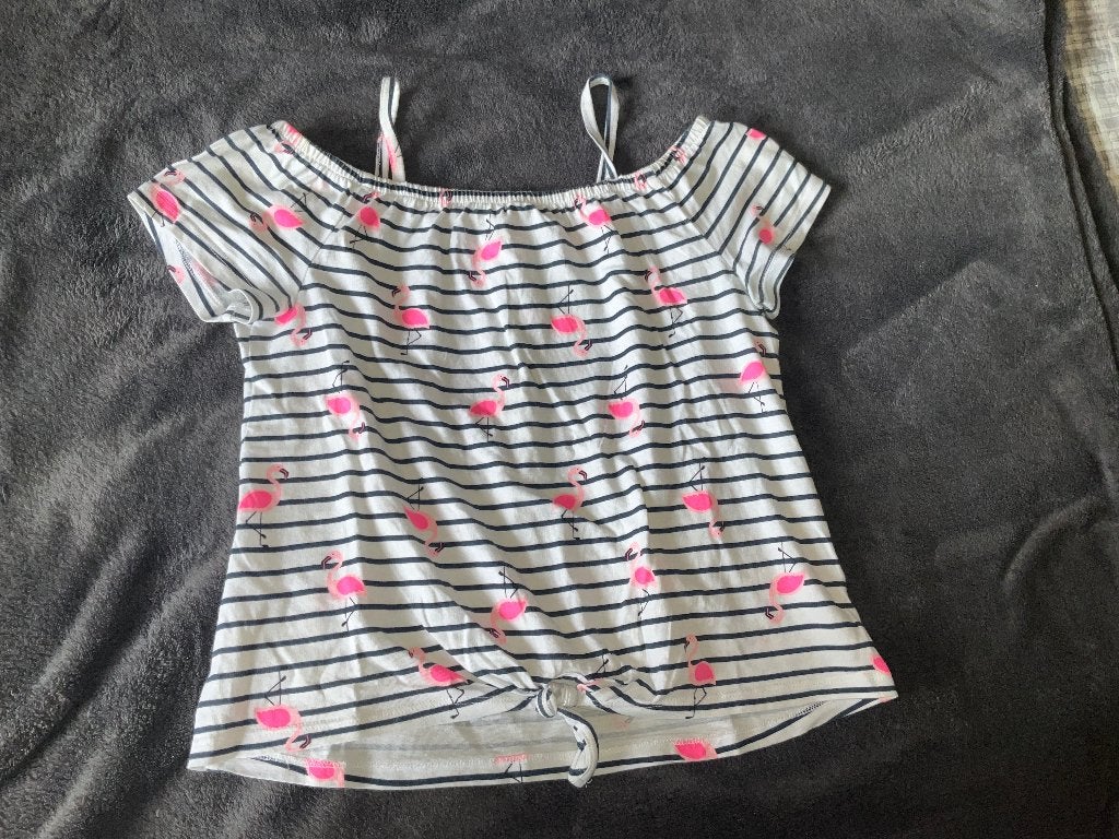 T-shirt fille 134-140 C&A, Kinderen en Baby's, Kinderkleding | Maat 134, Gebruikt, C&A, Meisje, Ophalen of Verzenden