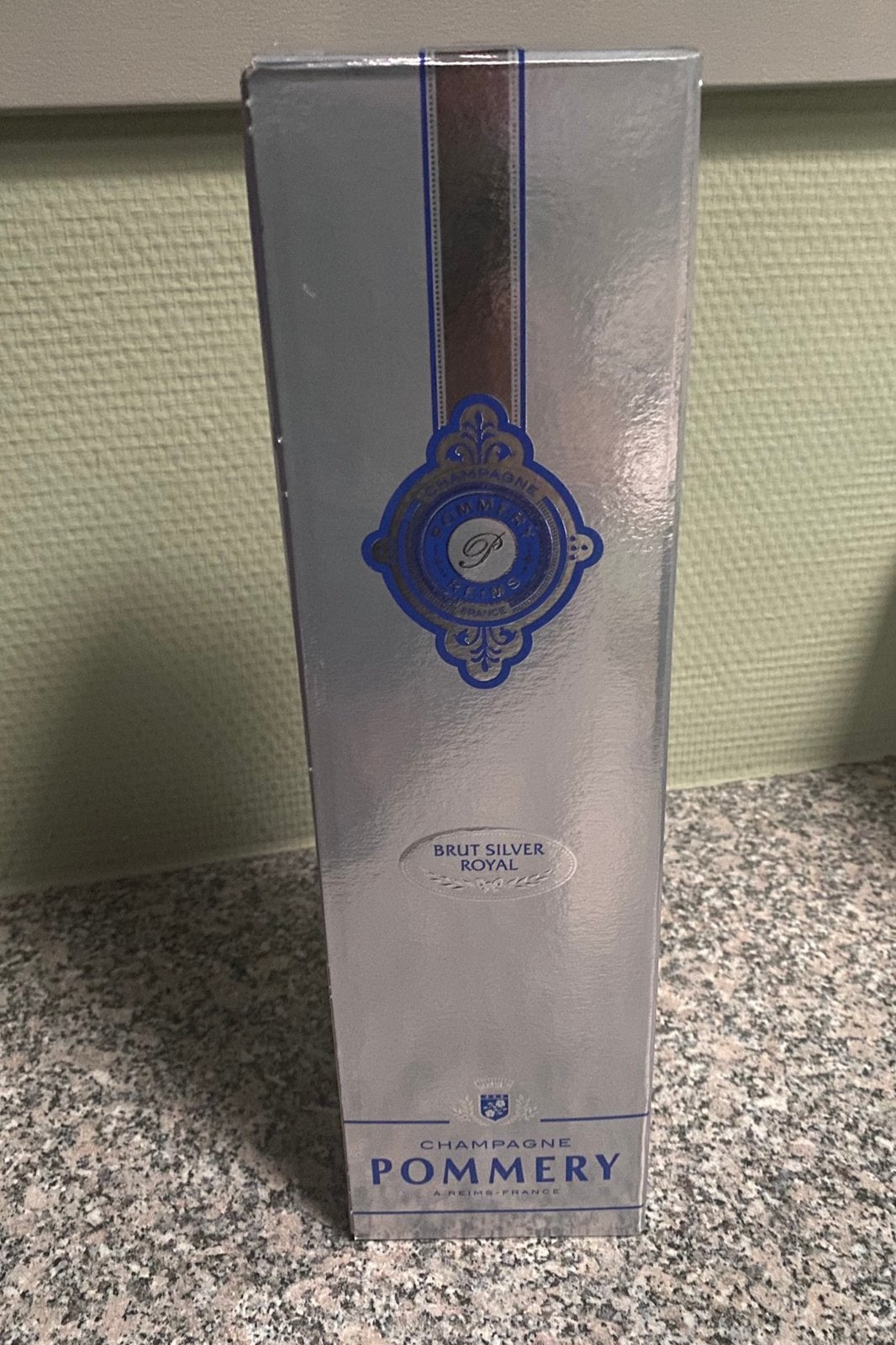 Champagne Pommery Brut Silver Royal (75cl) + Geschenkdoos, Verzamelen, Ophalen, Nieuw, Champagne