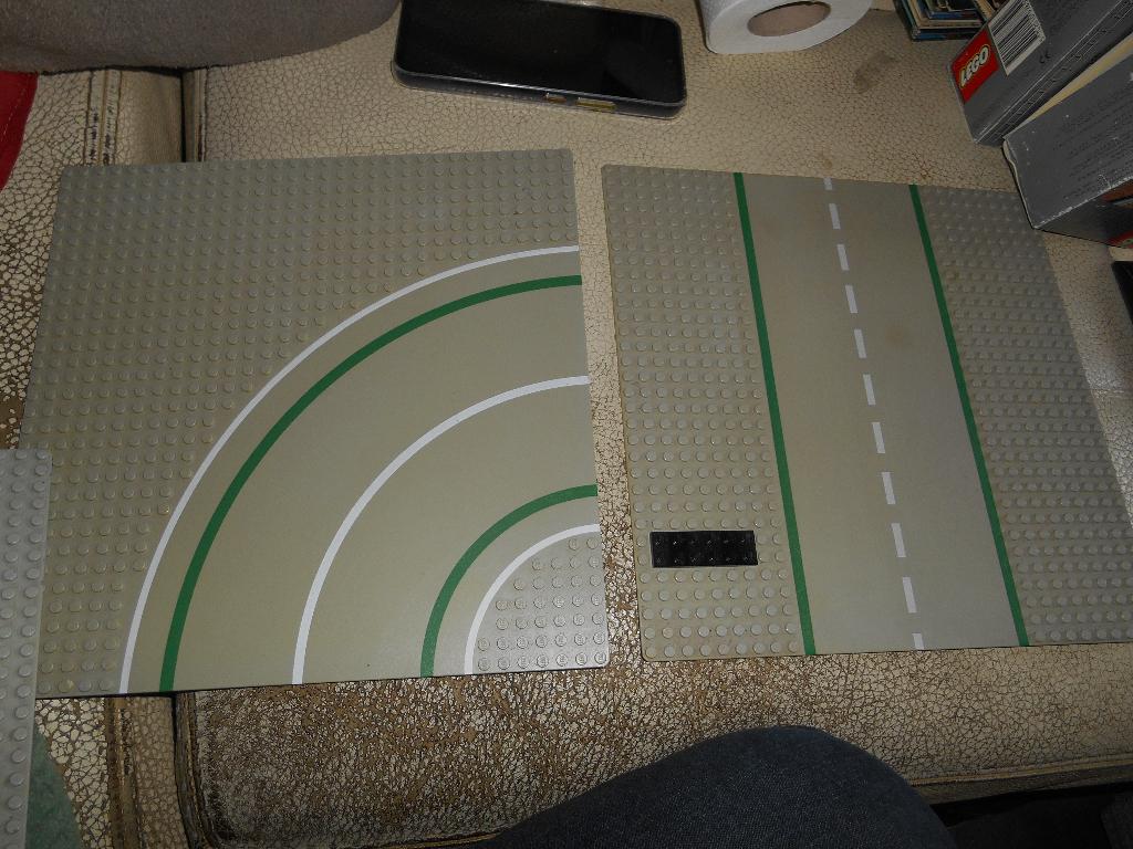 Lot de 15  plaque LEGO (route) 25*25cm, Ophalen of Verzenden