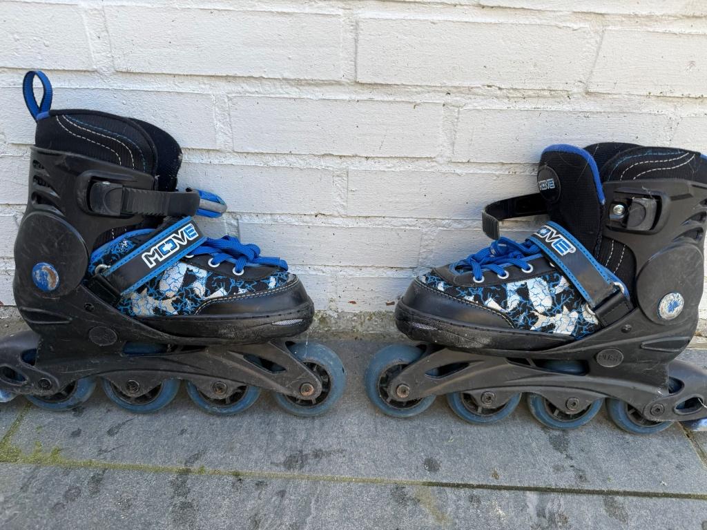 Move inline skates / rolschaatsen – verstelbare maat 34-37, Sport en Fitness, Ophalen, Verstelbaar, Gebruikt, Kinderen