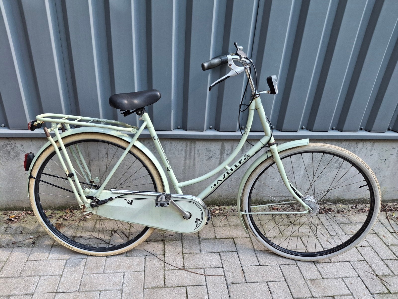 gazelle damesfiets, Fietsen en Brommers, Ophalen, Terugtraprem, Gebruikt, Versnellingen