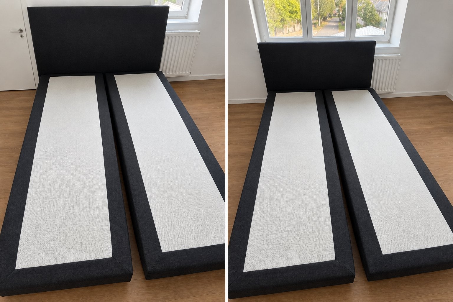 Boxspring bed ( zonder matras), Ophalen, Zo goed als nieuw