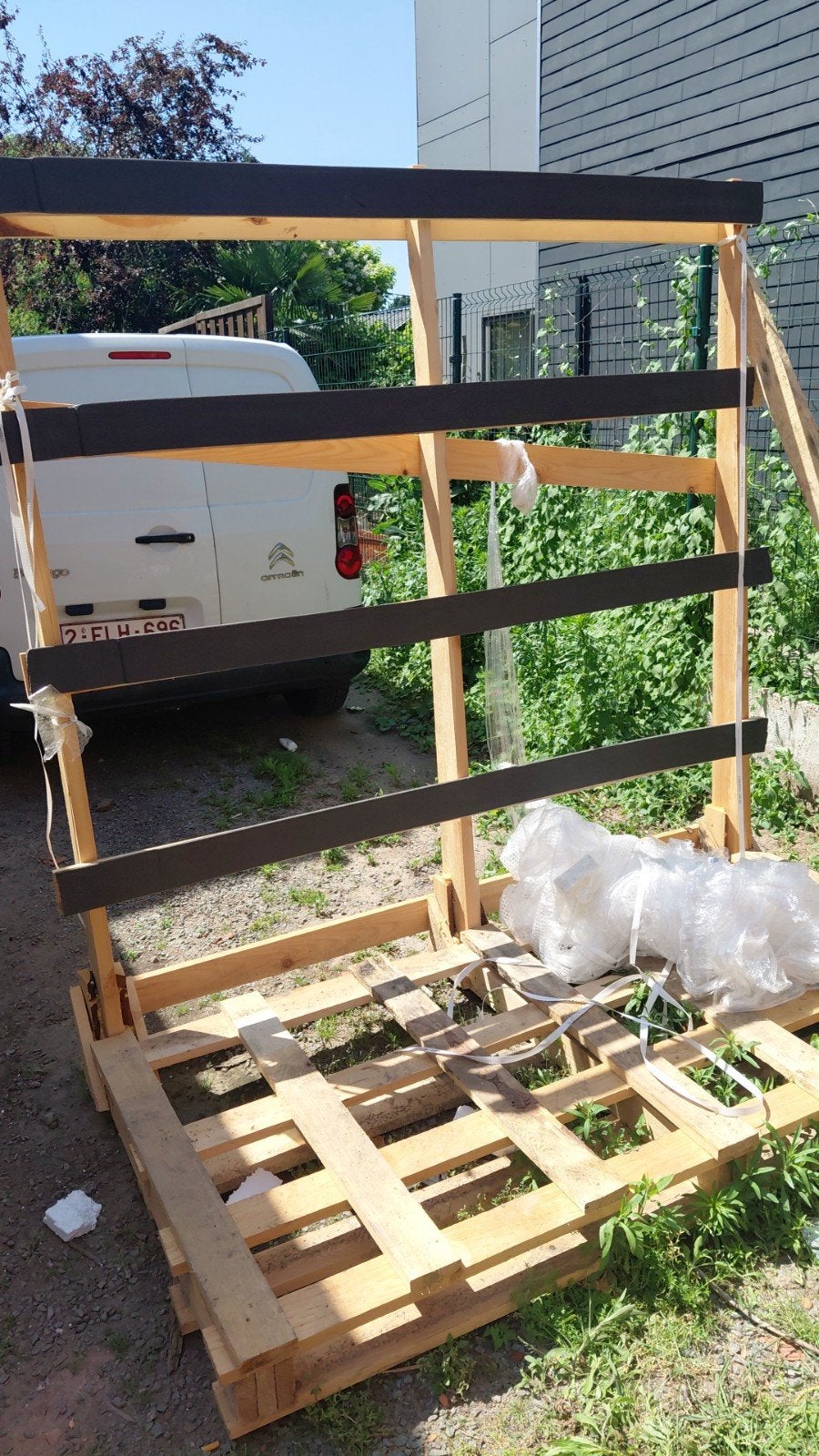 grote houten pallet, Ophalen, Pallet