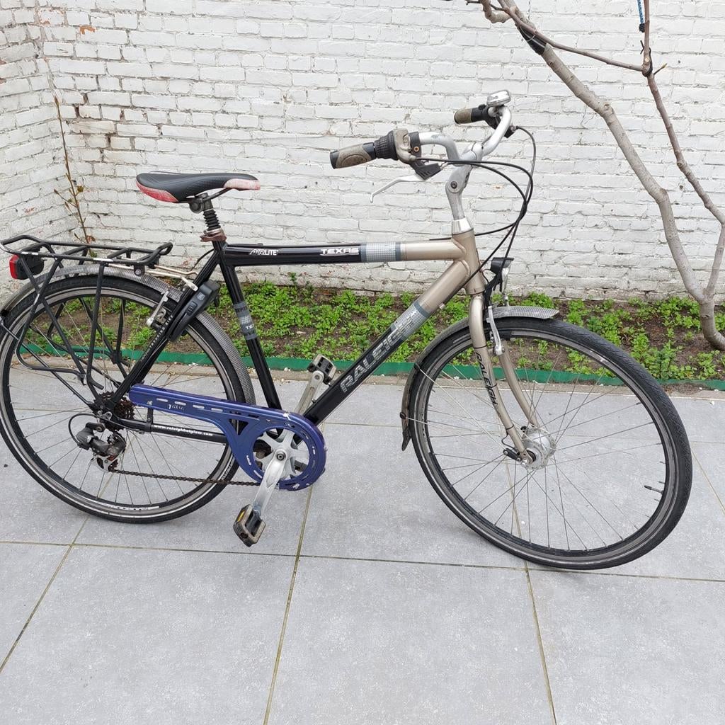 Herenfiets 28 inch, Fietsen en Brommers, Gebruikt, Velgrem, Versnellingen, 53 tot 57 cm