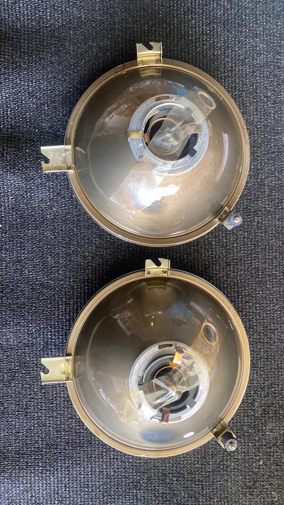 Koplampen Ford escort Mk2 rond, Carello, H4, Auto-onderdelen, Ophalen of Verzenden, Ford