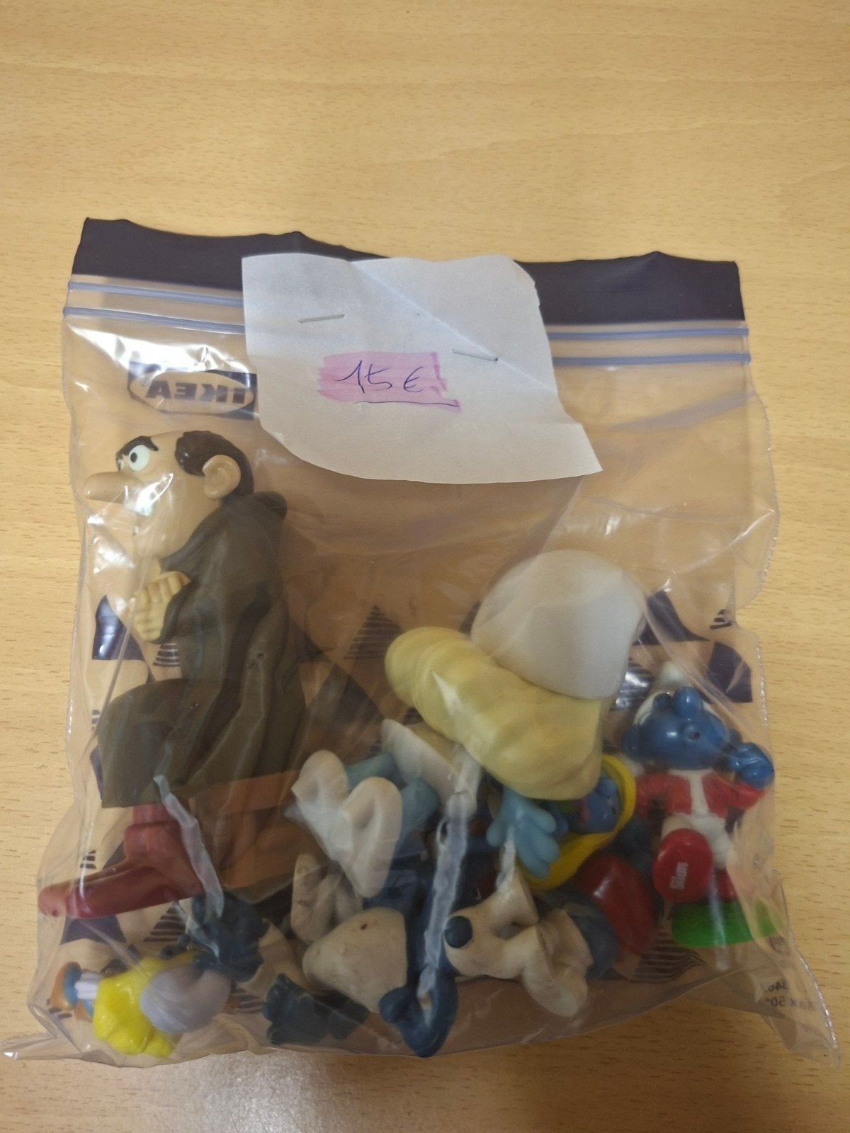 smurfen, Ophalen