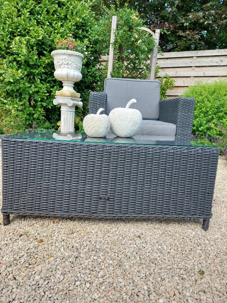 Salontafel voor buiten, Tuin en Terras, Tuintafels, Zo goed als nieuw, Rechthoekig, Kunststof, Ophalen