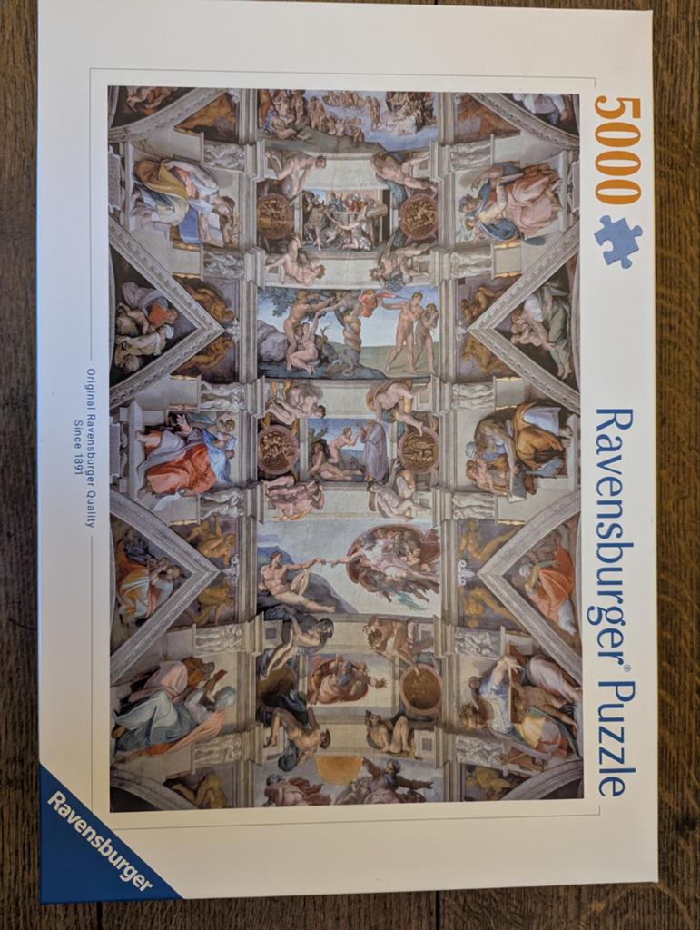 Puzzle 5000 pièces Chapelle Sixtine, Puzzle