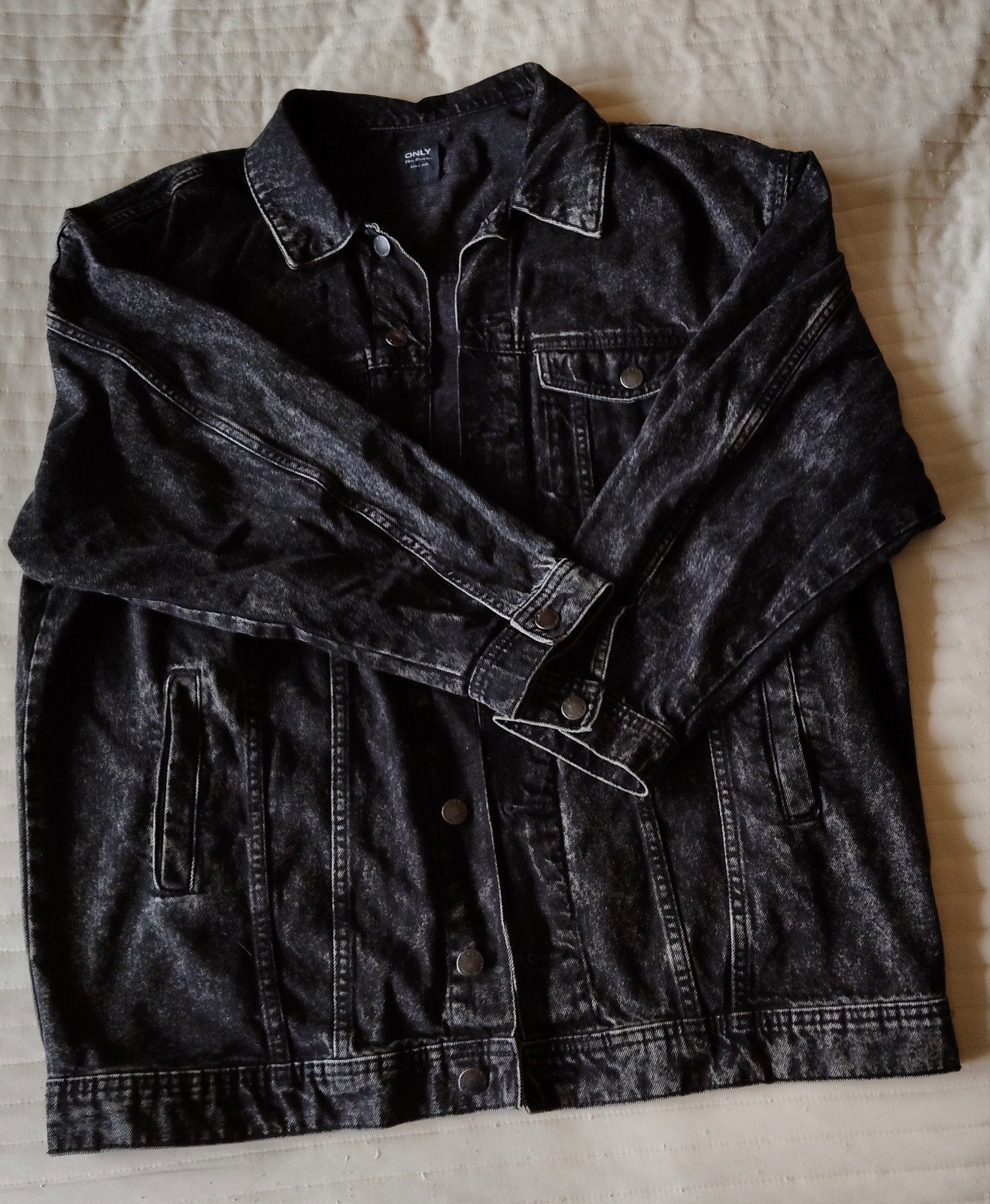 Only zwarte jeansvest, Kleding | Dames, Ophalen, Only, Zwart, Maat 42/44 (L)