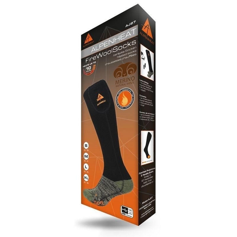 Chaussettes chauffantes FireWoolSocks Alpenheat, Enlèvement ou Envoi, Neuf
