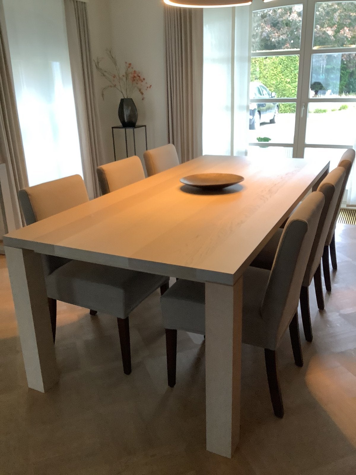 Table à manger SCAPA HOME avec 6 chaises, Maison & Meubles, Klassiek modern, Comme neuf, 100 à 150 cm, Enlèvement