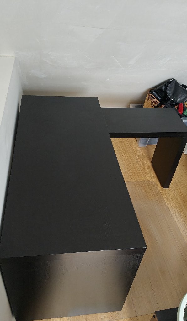 Bureau, Huis en Inrichting, Bureaus, Ophalen, Zwart, 65 cm, Spaanplaat of MDF