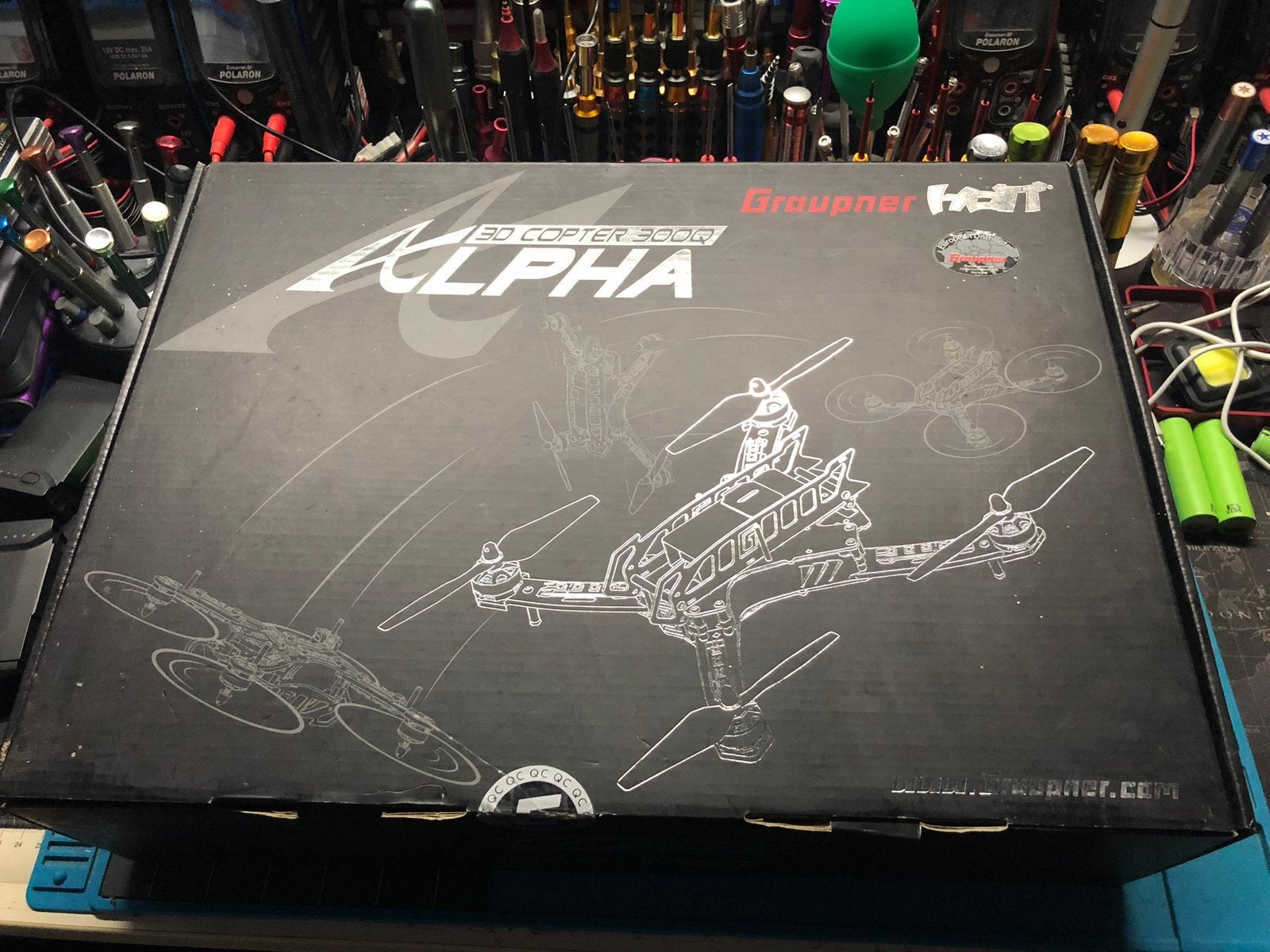 Graupner Alpha 3D quadcopter q300 nieuw in doos, Enlèvement ou Envoi, Neuf, Électro, Quadricoptère ou Multicoptère