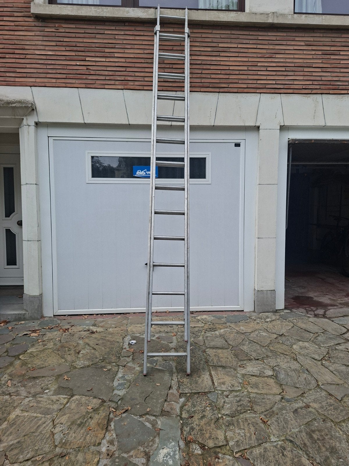 Echelle double, Bricolage & Construction, 2 à 4 mètres, Pliable ou rétractable/escamotable, Comme neuf, Échelle