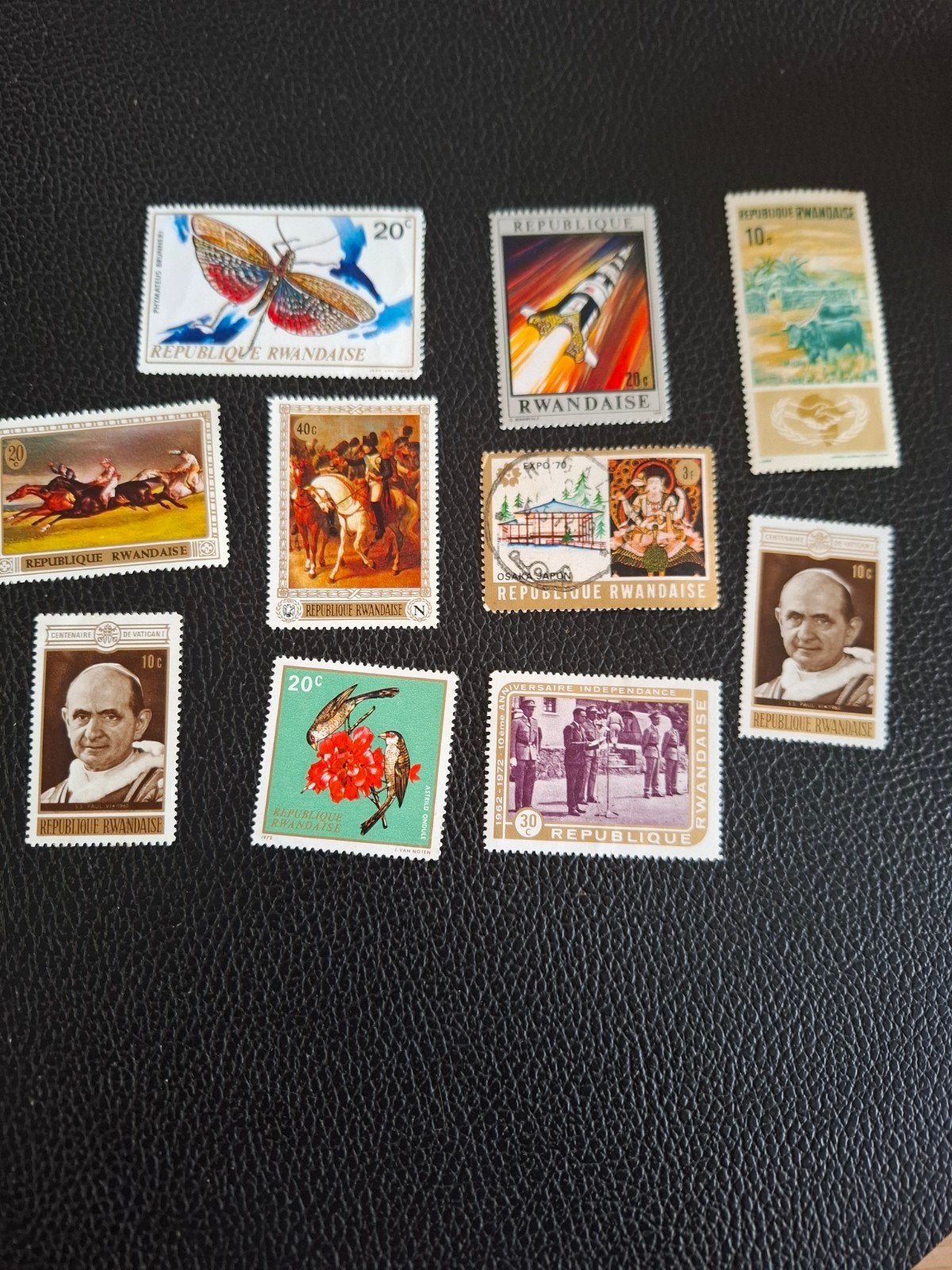 postzegels Rwanda, Postzegels en Munten, Ophalen of Verzenden
