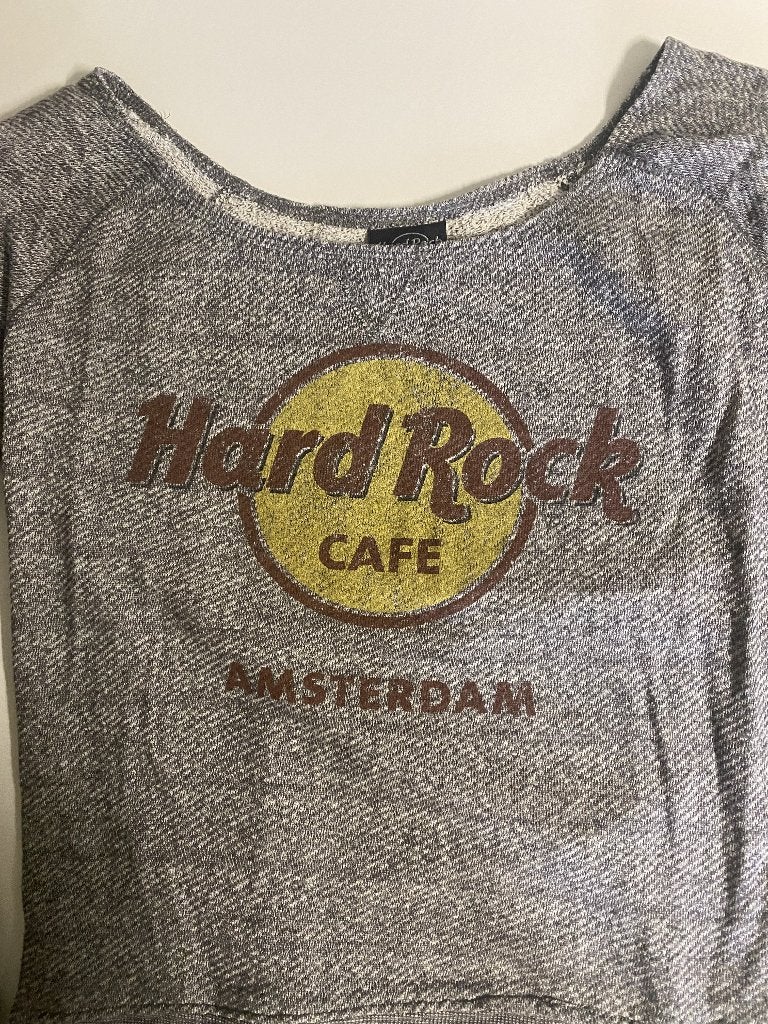 Pull Hard Rock Cafe Amsterdam taille M, Neuf, Taille 38/40 (M), Gris, Enlèvement ou Envoi