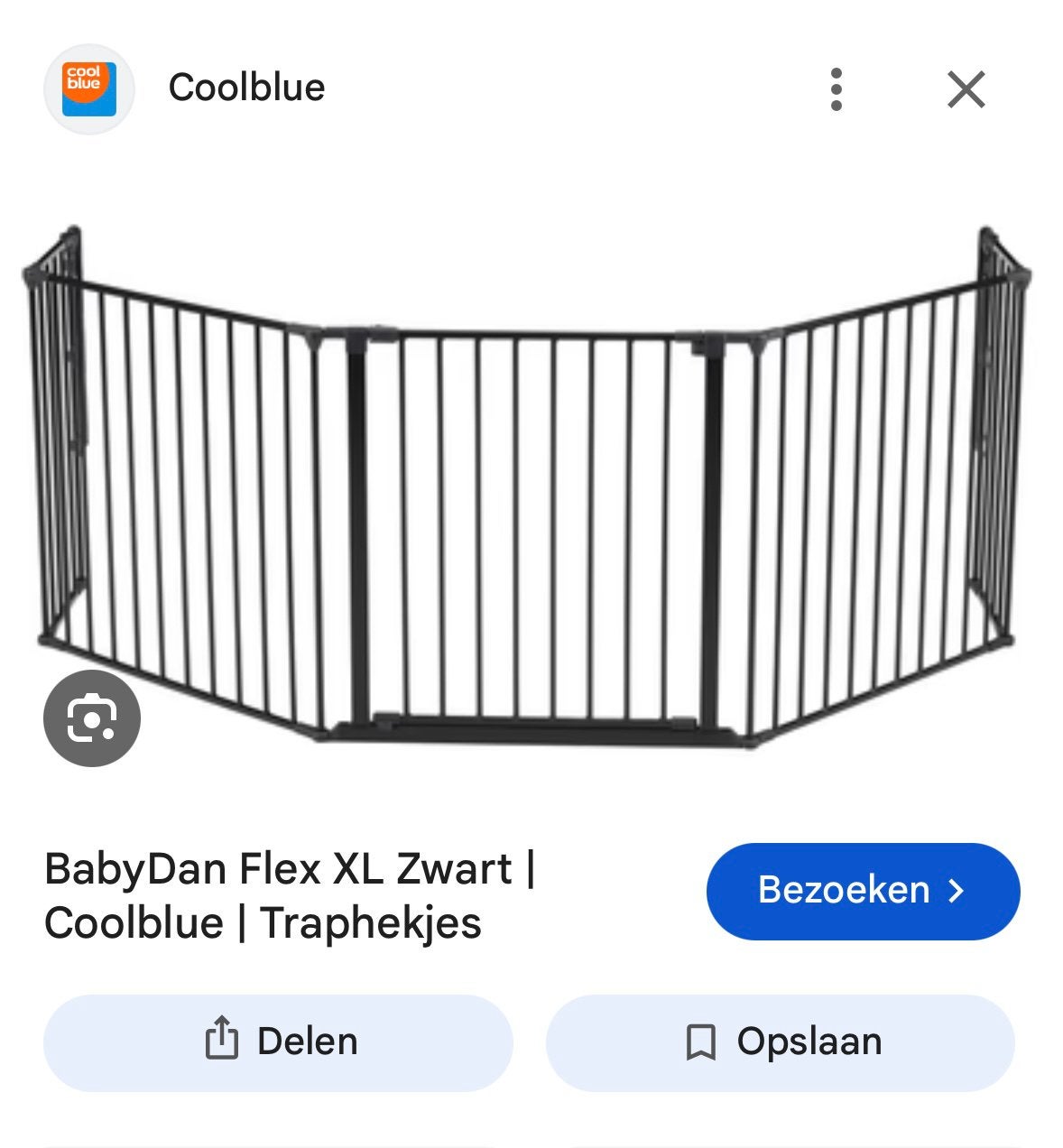 Baby dan flex xl traphekje haardhek, Ophalen, Zo goed als nieuw