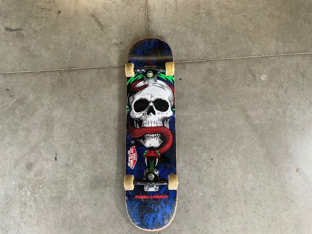Powell Peralta (Snake&Skull) Skateboard, Ophalen, Zo goed als nieuw, Skateboard