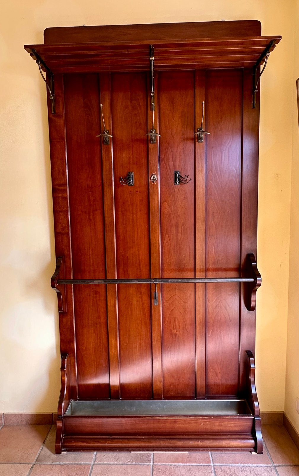 Garderobe porte manteau bois massif, Enlèvement