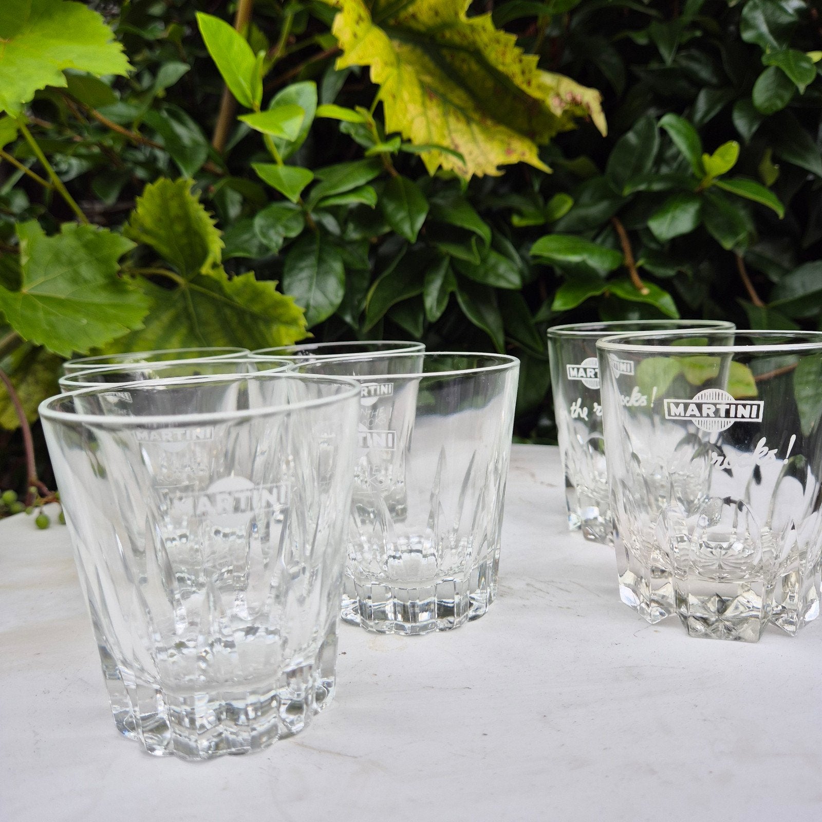 un martini sur glace ! 5 et 2 verres, Collections, Enlèvement ou Envoi