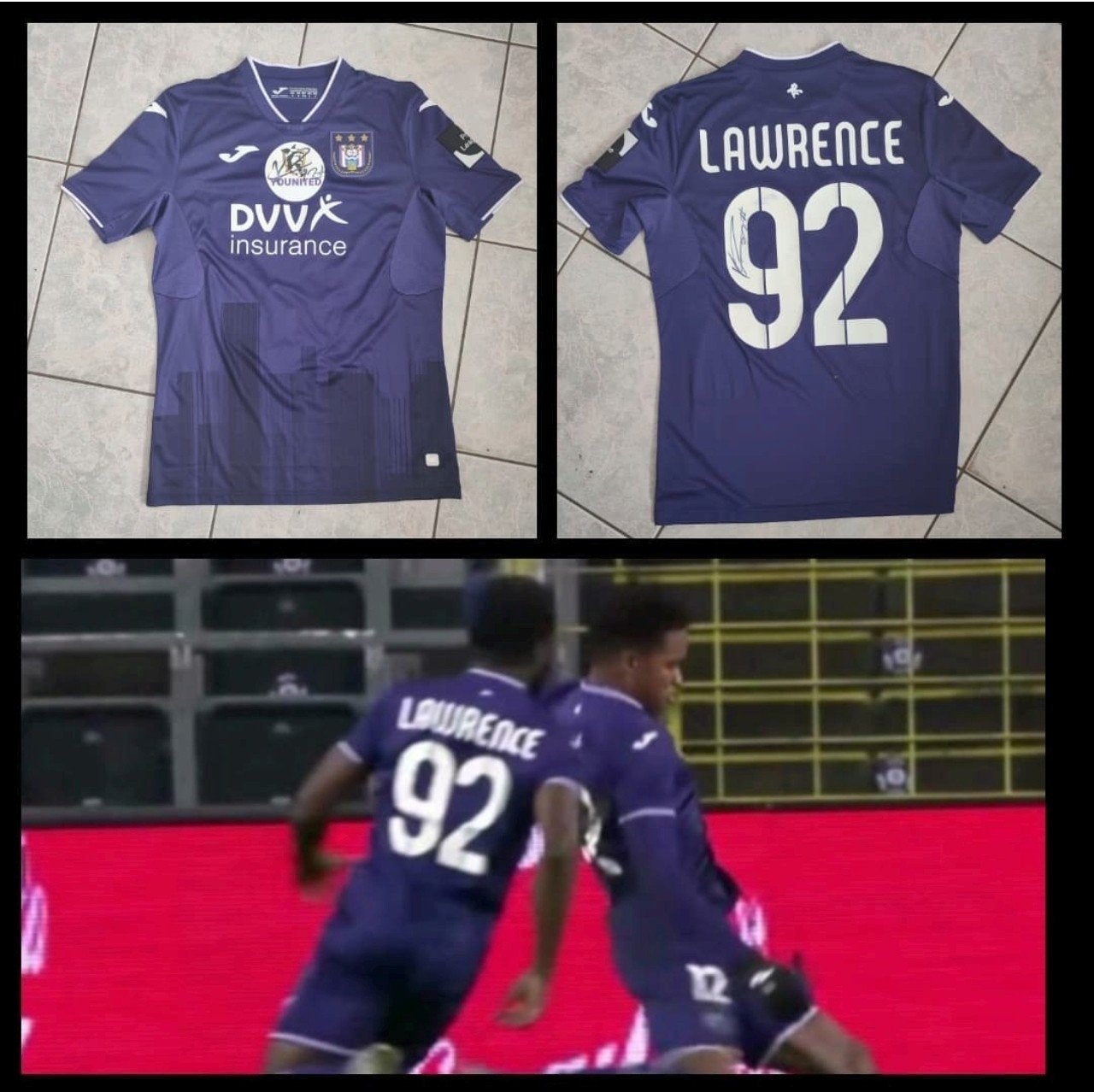 Maillot RSC Anderlecht Younited shirt, Enlèvement ou Envoi, Maillot