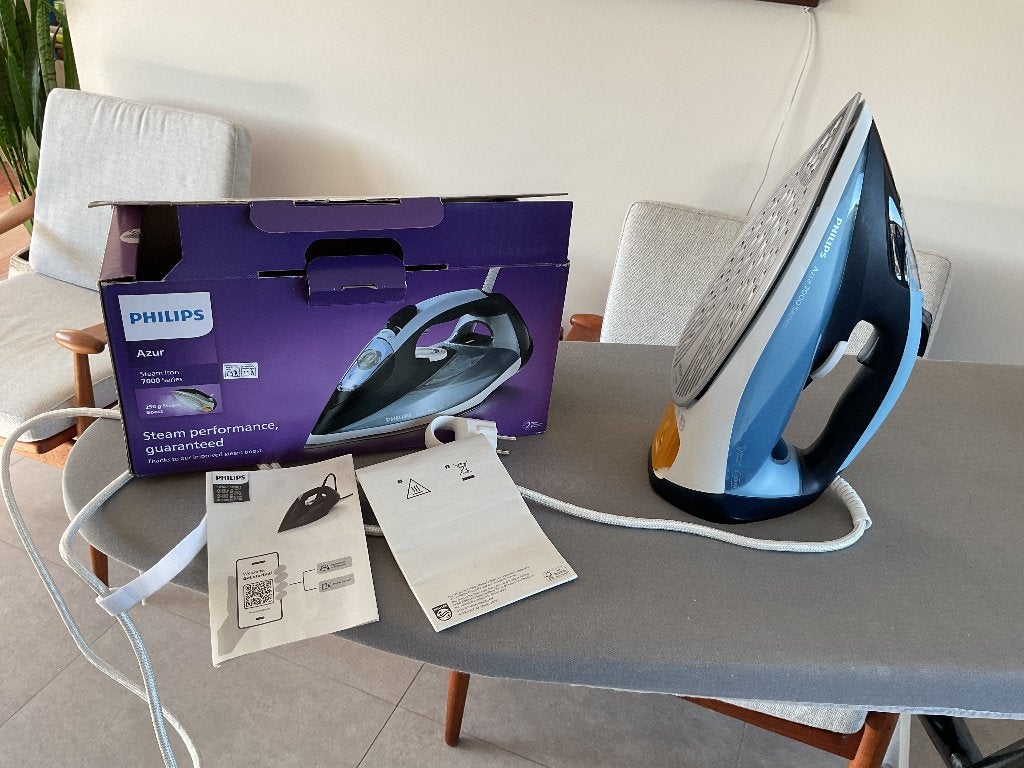 Stoomstrijkijzer Philips Azur 7000 series, Elektronische apparatuur, Ophalen of Verzenden, Nieuw, Strijkijzer met snoer
