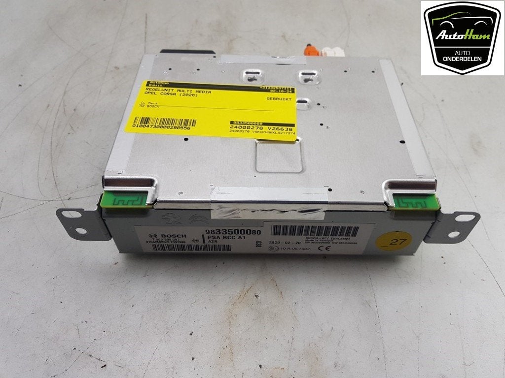 MULTI MEDIA COMPUTER Opel Corsa F (UB / UH / UP) (01-2019/-), Gebruikt, Opel