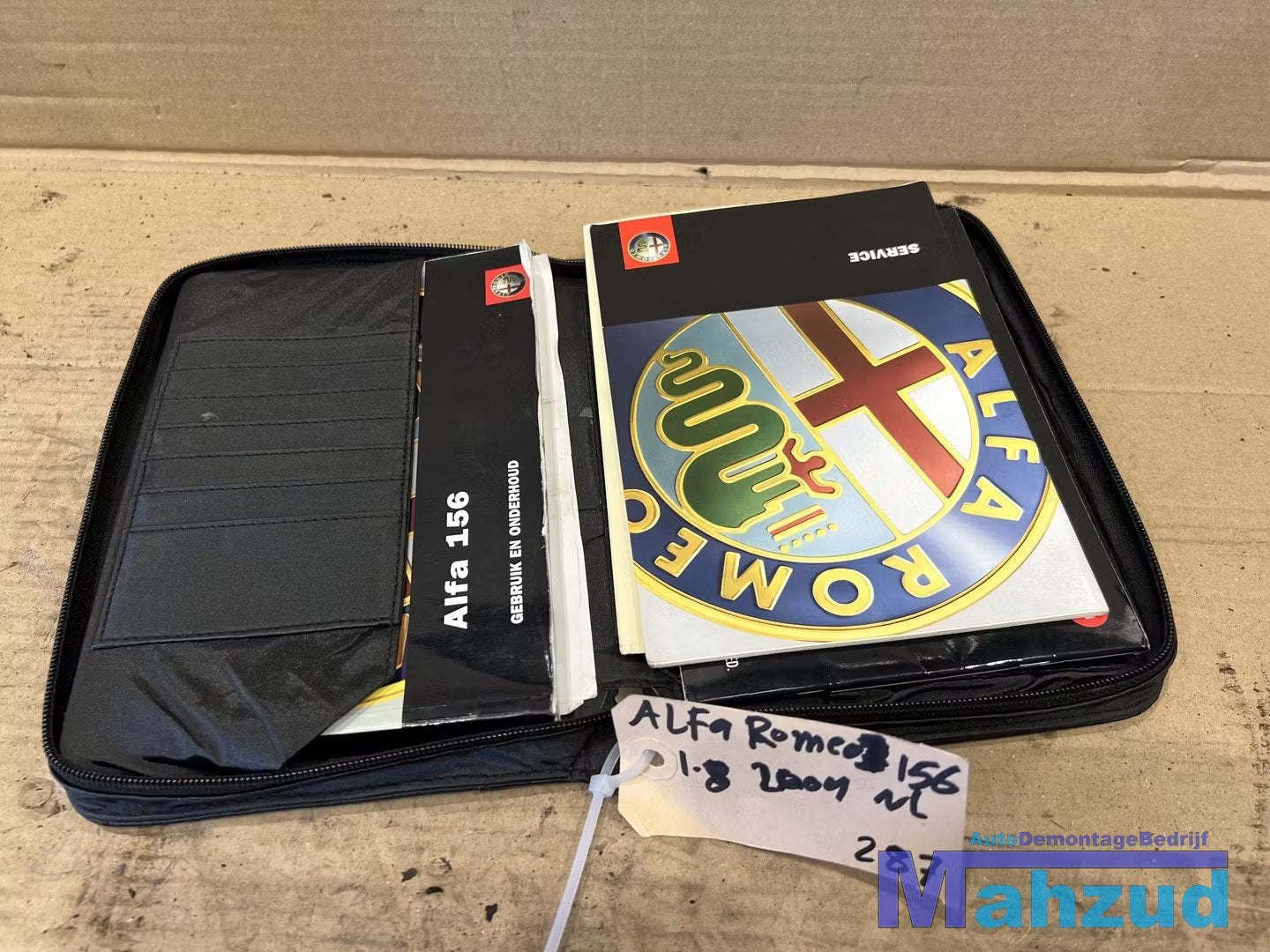 ALFA ROMEO 156 onderhoudsboekje serviceboekje 1997-2005, Autos : Pièces & Accessoires, Habitacle & Garnissage, Fabrikant BV, Utilisé