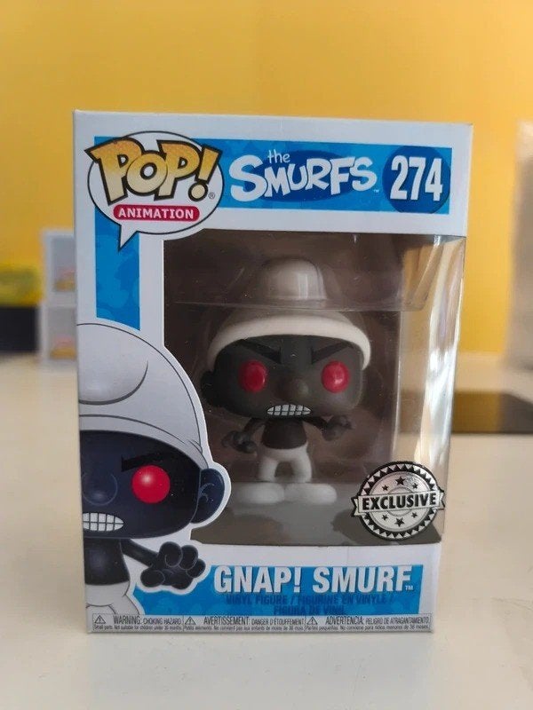 Smurfen funko pop de zwarte smurf 2017, Ophalen of Verzenden, Nieuw, Poppetje, Figuurtje of Knuffel