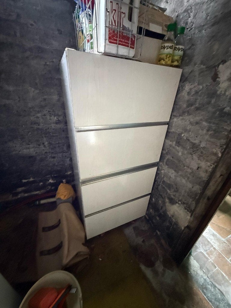 Ladekast, deel van een keuken jaren '70, Ophalen, Gebruikt