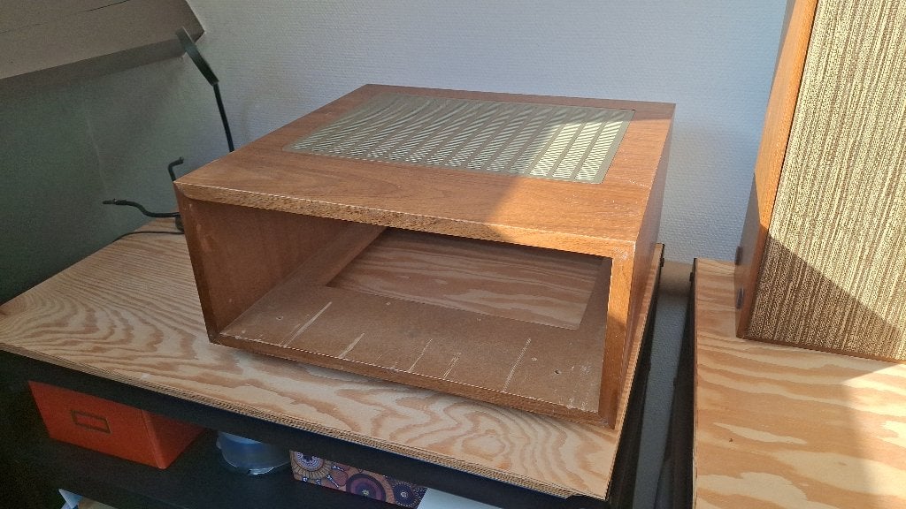 Enclosure bois  pour Mcintosh, TV, Hi-fi & Vidéo, Enlèvement, Utilisé