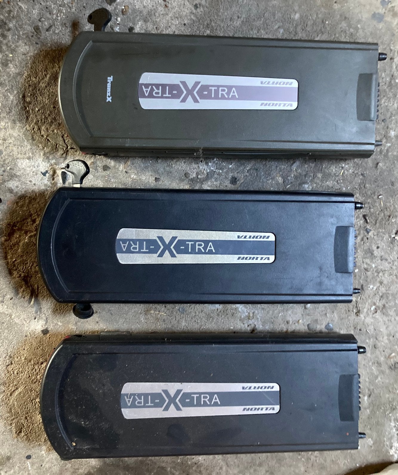 3 fietsbatterijen xtra norta nog controleren, Ophalen, Gebruikt