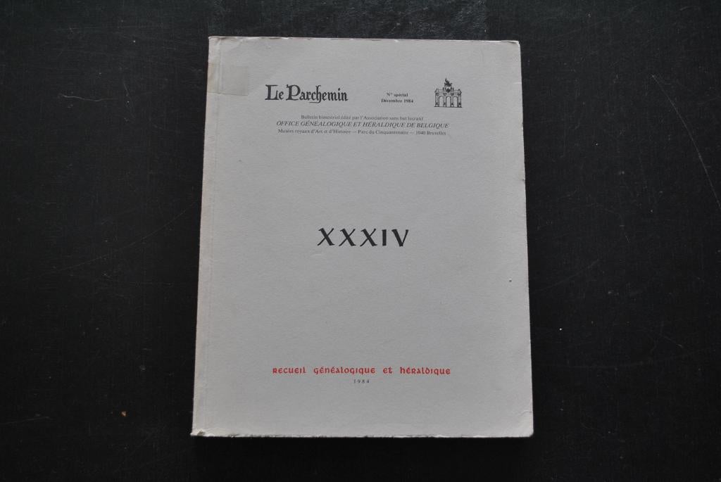 GENEALOGIE HERALDIQUE LE PARCHEMIN 34 FLANDRE ANCIEN ET D'OR, Enlèvement ou Envoi, Utilisé