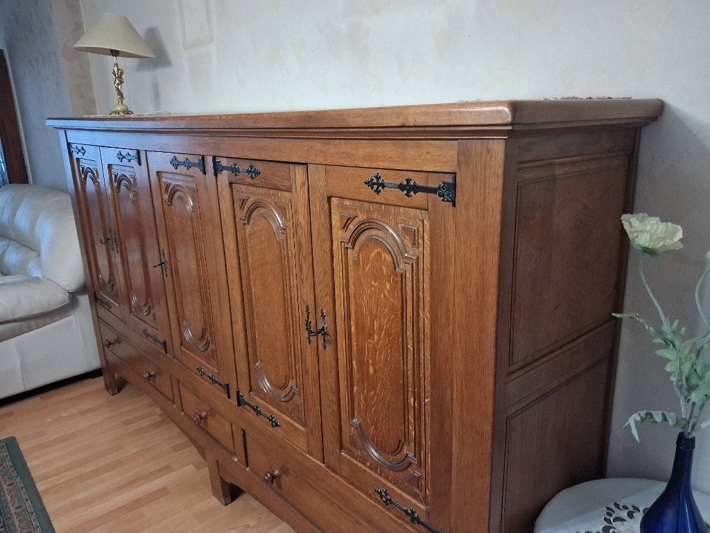 salle à manger en chêne, Maison & Meubles, 25 à 50 cm, Avec tablette(s), Eik, Enlèvement