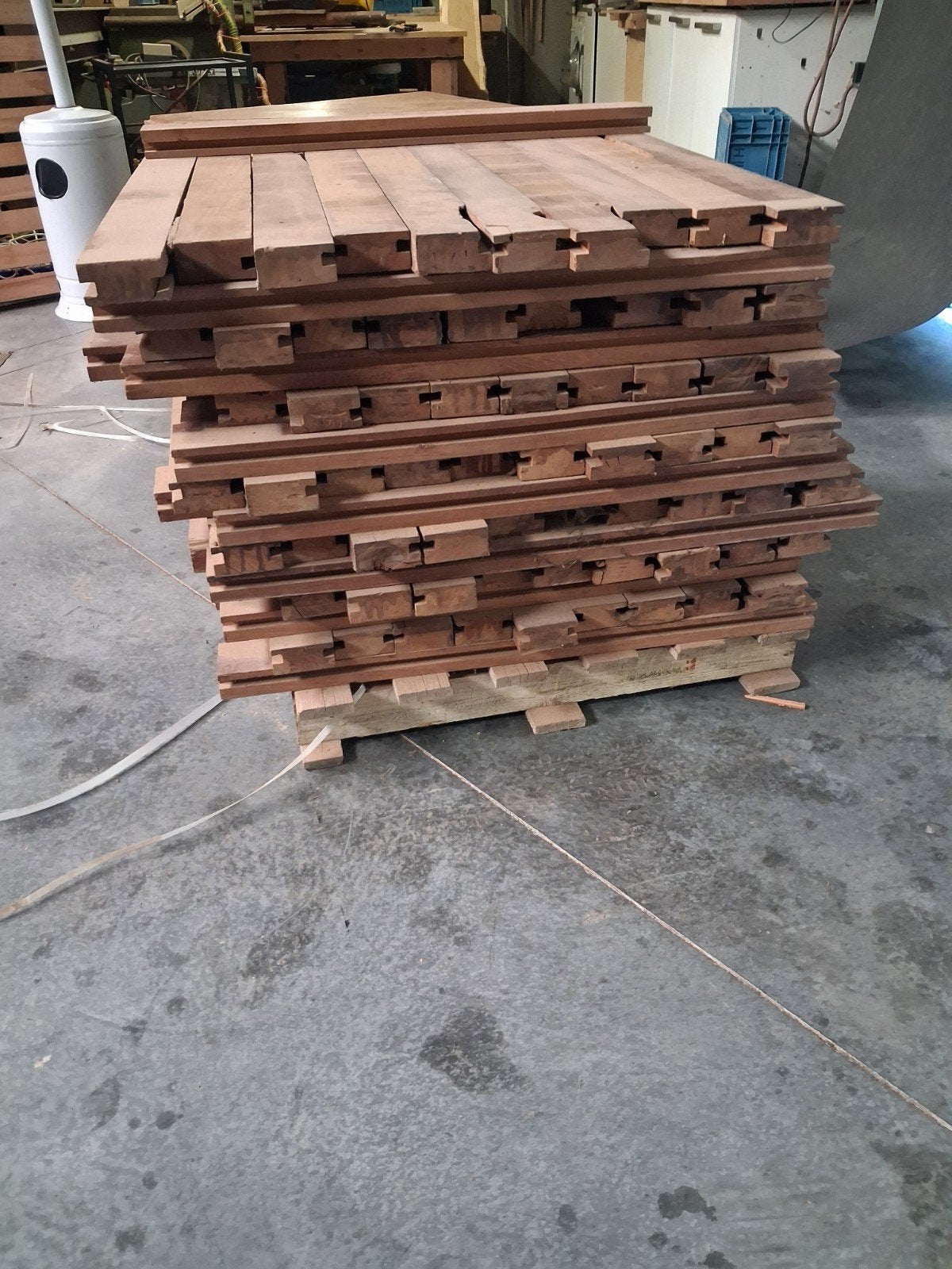 Parquet exclusif en chêne de Versailles — Lot complet ca, Bricolage & Construction, Enlèvement, Chêne