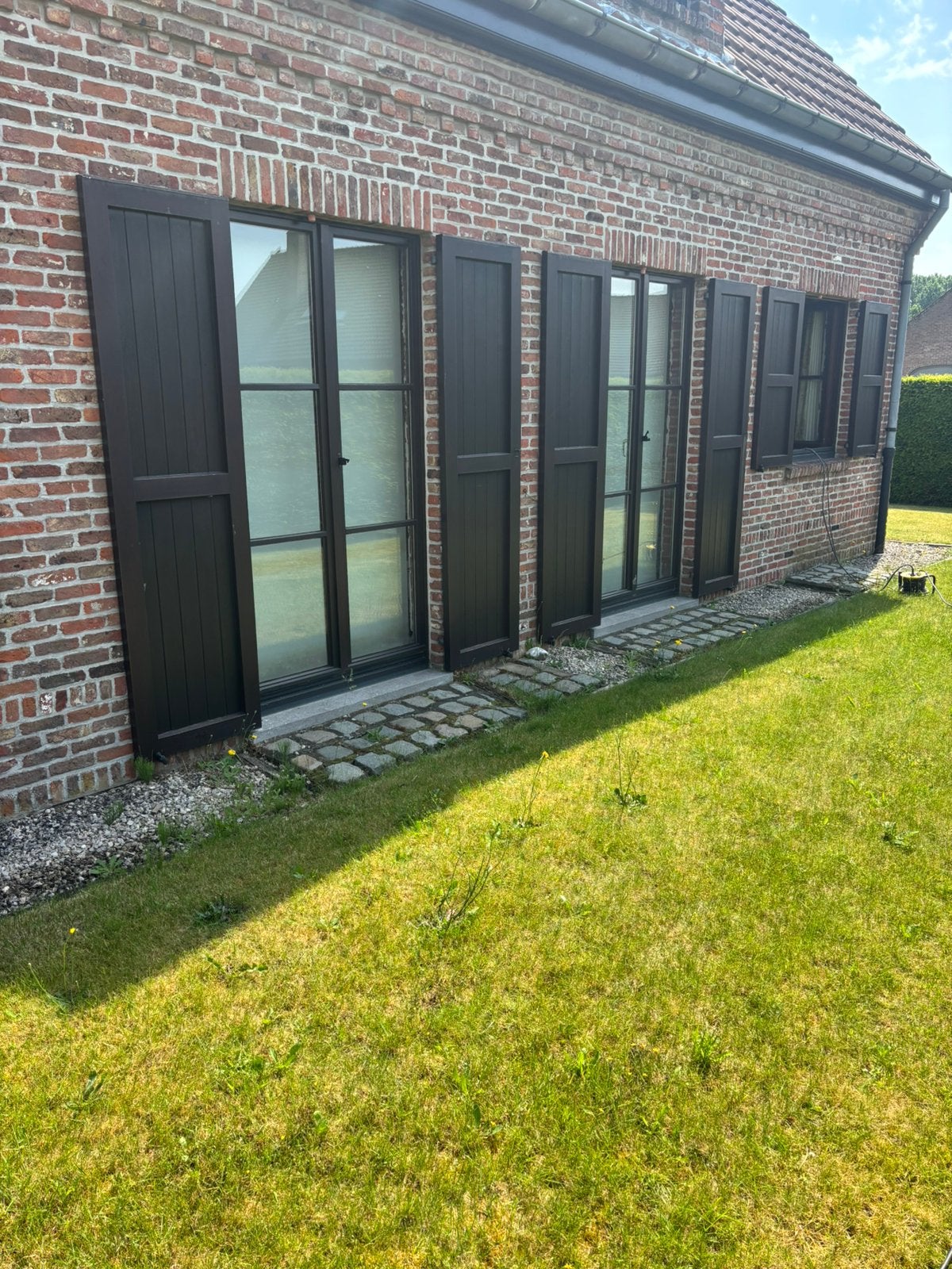 Diverse houten luiken slagramen blaffetuur vensterluik, Ophalen, Zo goed als nieuw