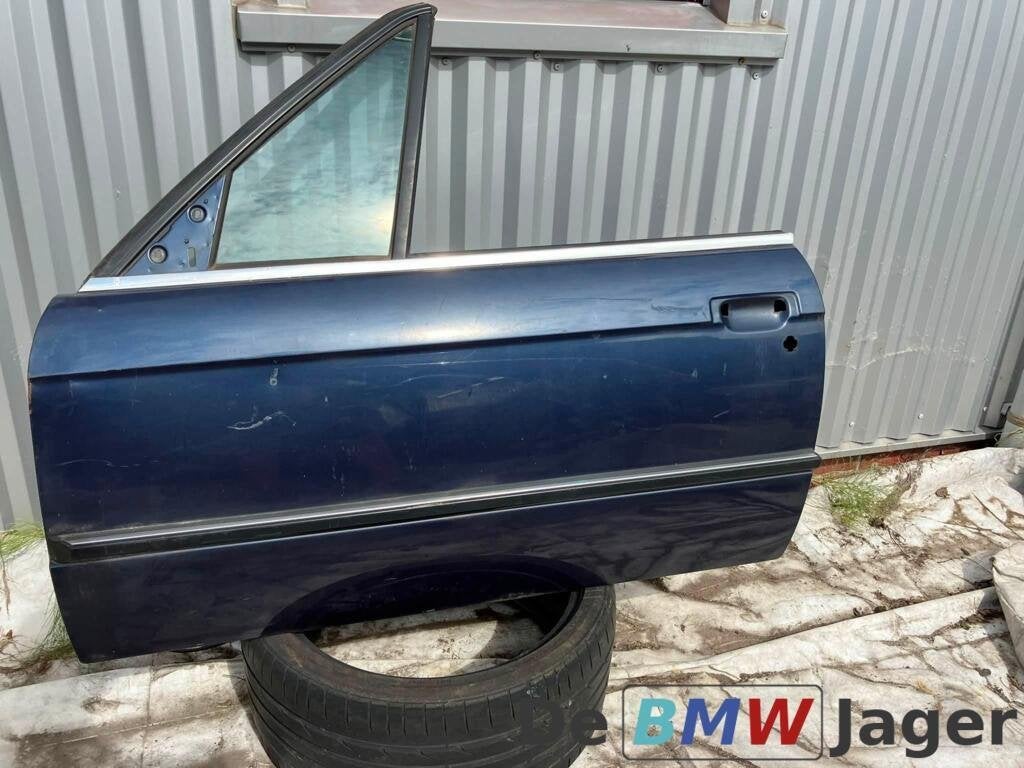 Portier rechtsvoor blauw BMW 3-serie Cabrio E30 41511959002, Gebruikt, Deur, Ophalen of Verzenden, BMW