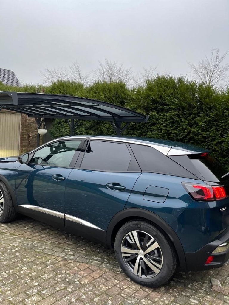 Mooie peugeot 3008 Hybride jaar 2022 Allure, Auto's, Stof, 149 g/km, Blauw, 5 zetels