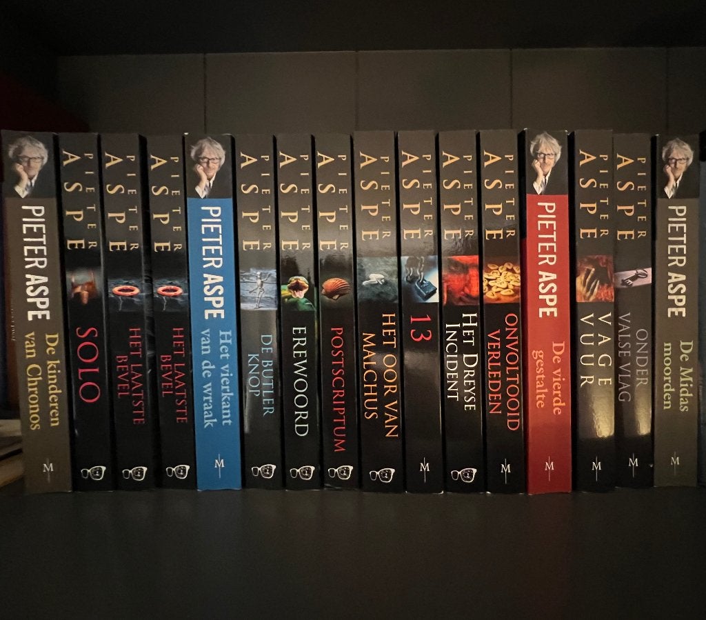 Pieter Aspe 23 stuks, Boeken, Ophalen of Verzenden, Zo goed als nieuw, Pieter Aspe, België
