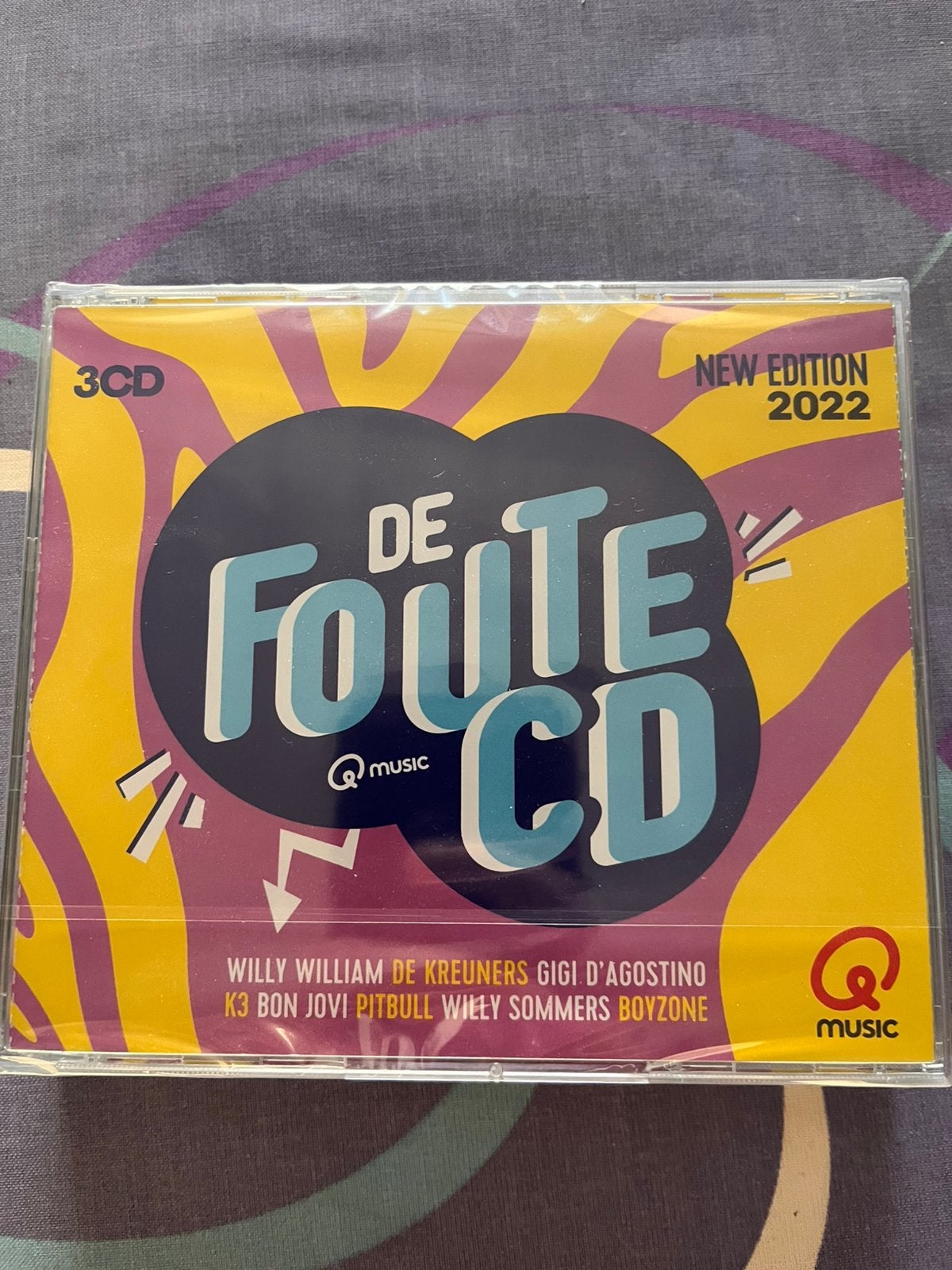 De Foute CD - Qmusic - editie 2022, Ophalen of Verzenden, Nieuw in verpakking