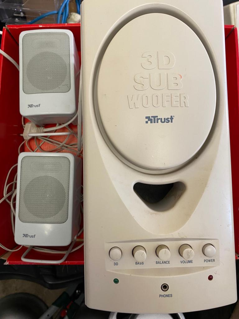 Speakers - boxen voor computer, Computers en Software, Ophalen, Gebruikt