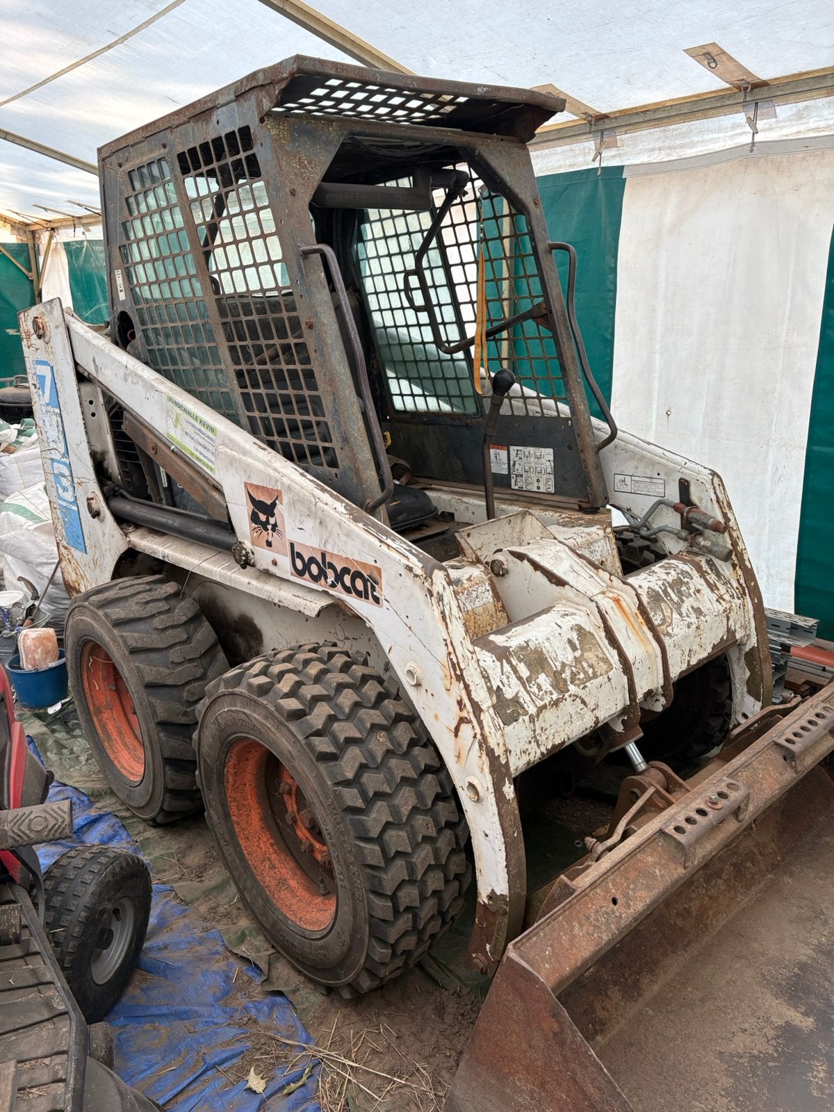 Bobcat 753 Compactlader met Kubota Diesel V2203 motor, Zakelijke goederen, Machines en Bouw | Kranen en Graafmachines, Ophalen