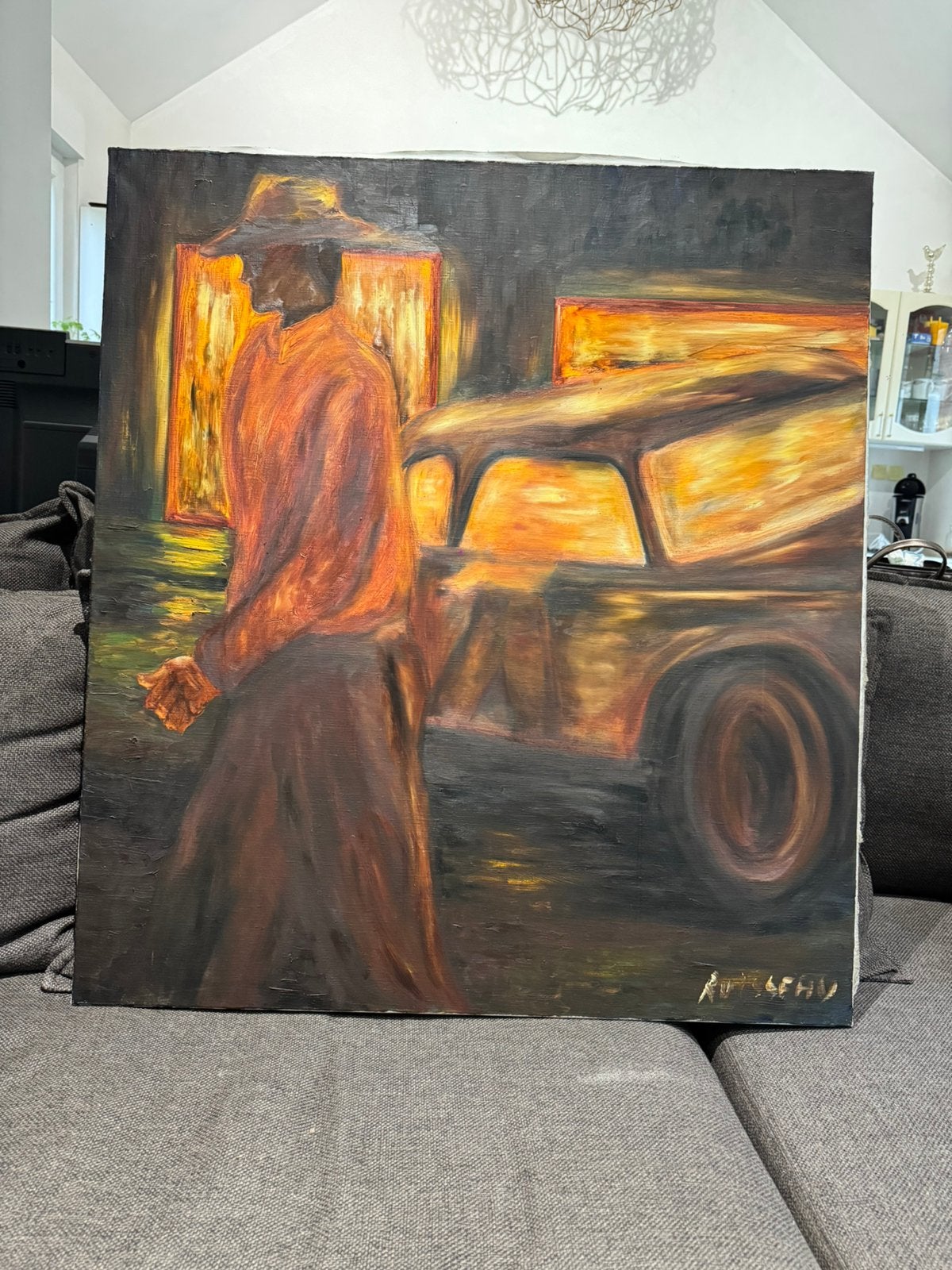Peinture Jean-Michel Ruisseau, Enlèvement