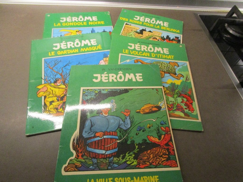 Jérôme - 5 bandes dessinées - SC - presque neuf, Livres, BD, Plusieurs BD, Enlèvement ou Envoi, Willy Vandersteen, Comme neuf