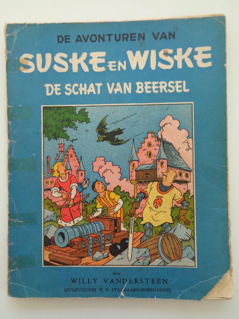 Suske en Wiske - De Schat van Beersel (1e druk 1954), Ophalen of Verzenden