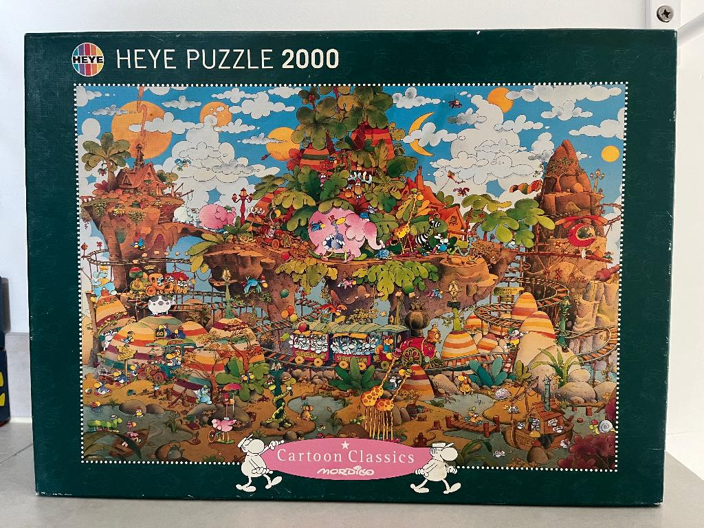 Puzzel Heye (2000 stukjes), Hobby en Vrije tijd, Ophalen of Verzenden, Meer dan 1500 stukjes, Gebruikt, Legpuzzel