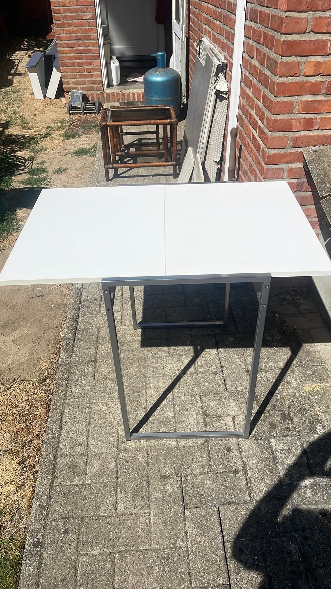 Table d appoint Ikea Muddus, Enlèvement, Utilisé, 75 cm ou plus, Rectangulaire