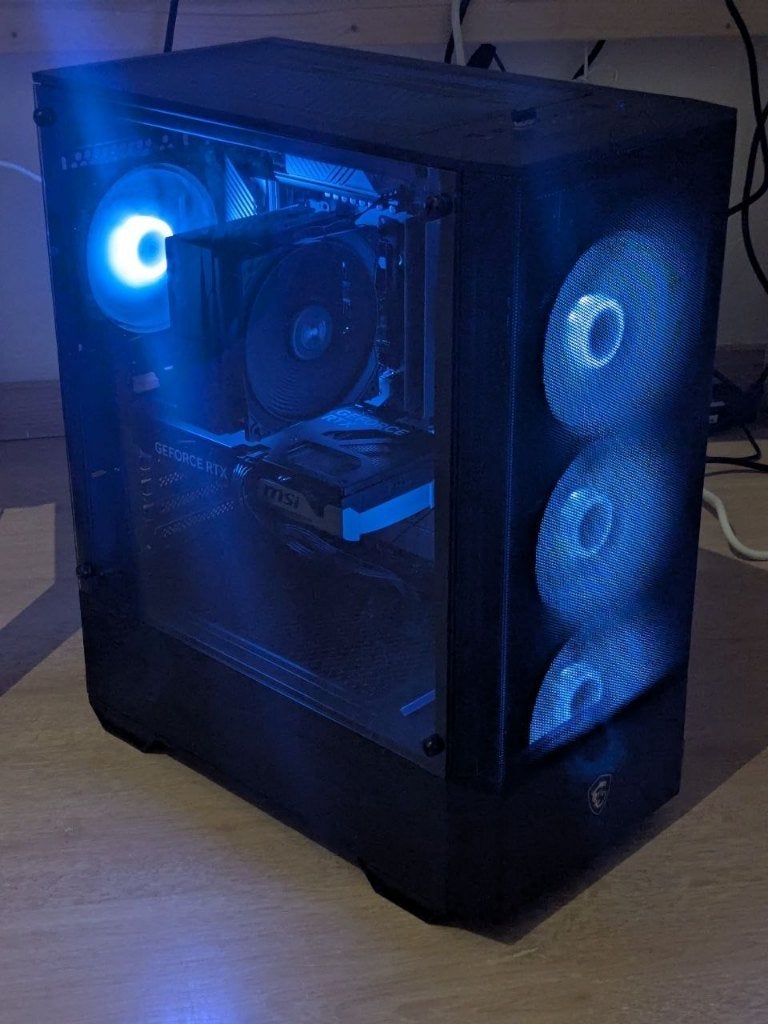AMD ryzen 9900X, 32gb ddr5 ,rtx 5060ti 16gb vram, 1 tb, Ophalen, Zo goed als nieuw, Gaming, AMD Ryzen 9