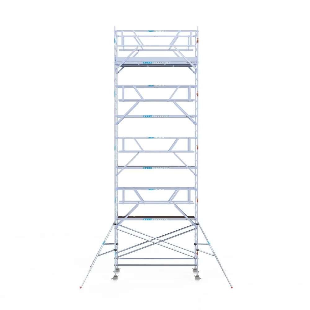 Rolsteiger 135x305cm 10,2m werkhoogte, Enlèvement ou Envoi, Comme neuf, Échafaudage fixe ou roulant, 5 mètres de hauteur ou plus